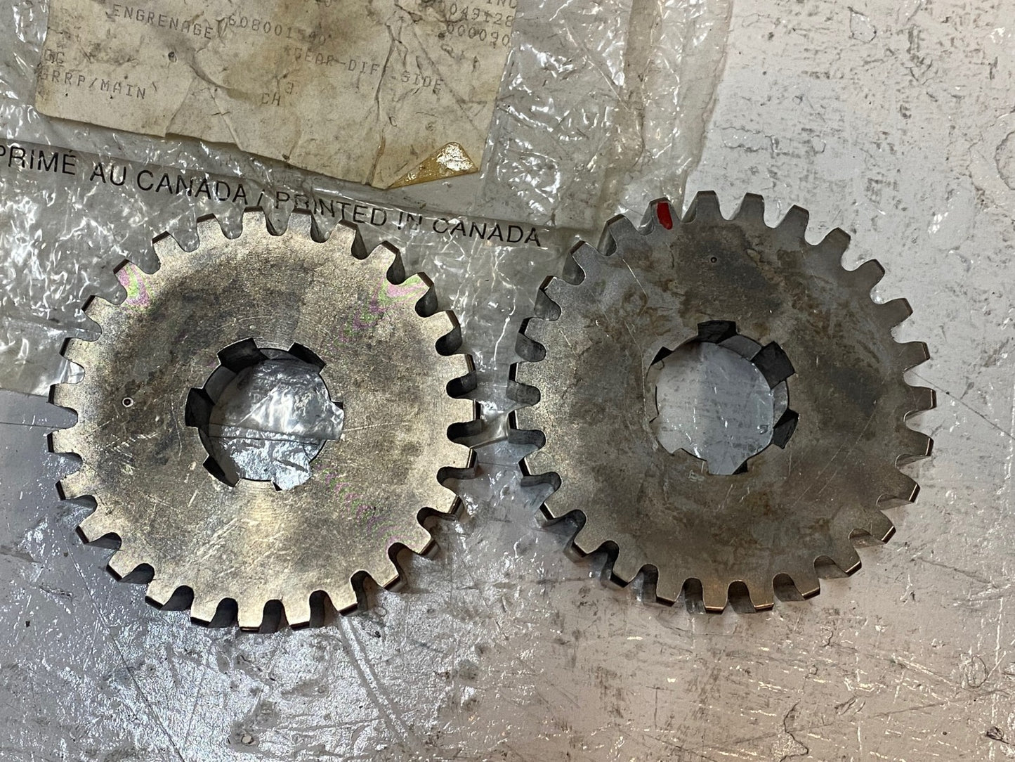 2 Pack of Bombardier Myers Bros Gears 27 Teeth 3.5" Diameter 608001590 (2 Qty)