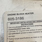 2 Qty of Pyroil Engine Block Heaters 605-3186 (2 Quantity)