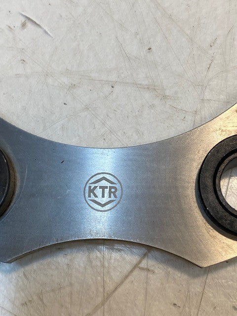 KTR Single Disc Shaft Coupling 7-3/4" OD 124mm Bore 17mm Holes