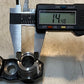 A/C Compressor Adapter Fitting 25mm Thread 14mm ID 3-1/8" L 1-1/4" W 1-1/2" H