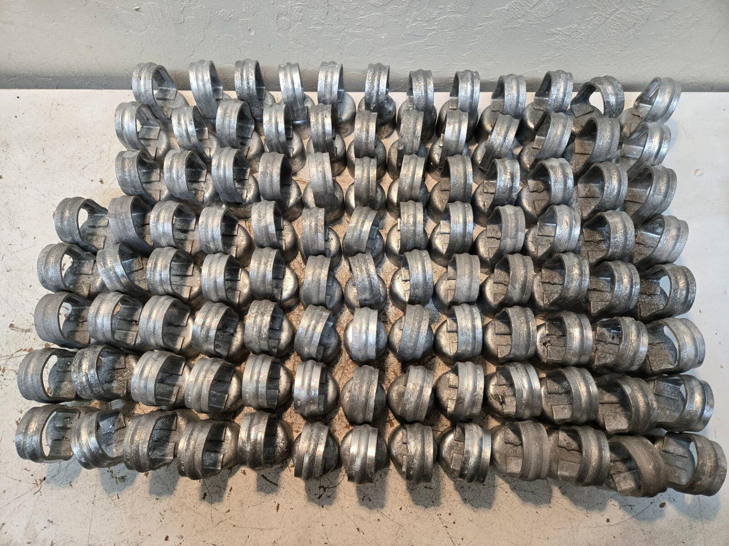 101 Quantity of Chain Link Top Rail Eyes for 1 7/8" Post (101 Quantity)