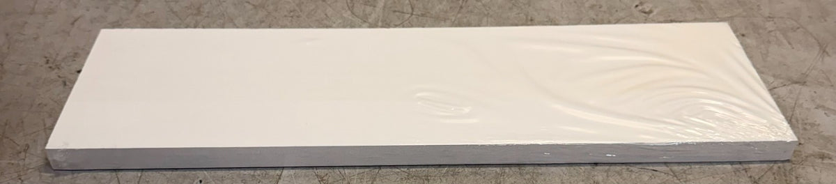 Box Of 5 White Wall Shelves With Installation Kit 15-3/4 Inch Shelf Length