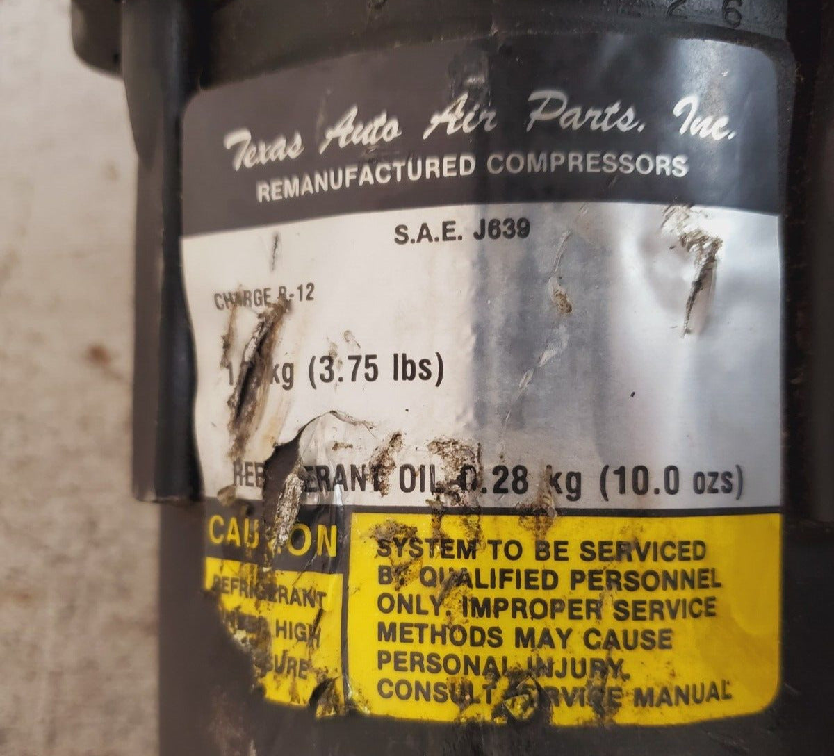 Texas Auto Air Parts Remanufactured A/C Compressor 6556406 | 8228 DY75 | SAEJ639