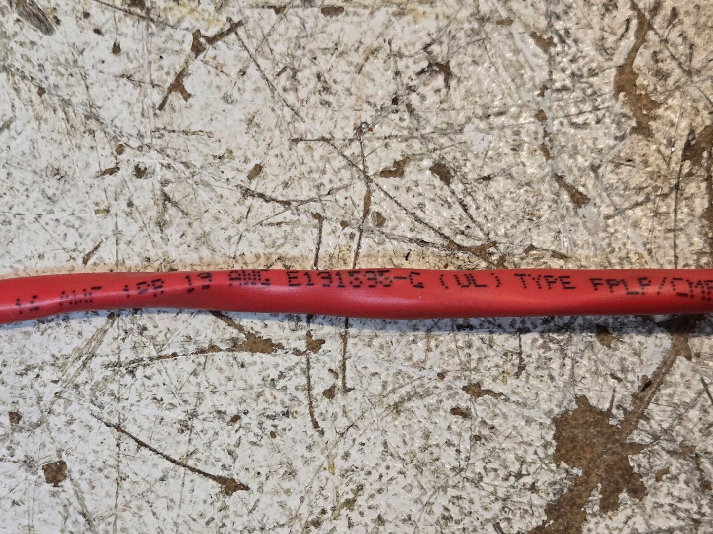 Approx. 500' of Fire Alarm Cable 14 AWG 19 AWG E191595-G FPLP/CMP (Approx 500')