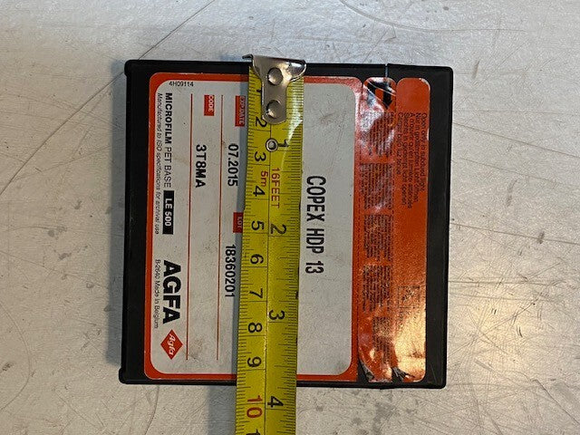 AGFA Copex HDP 13 High Contrast Document Roll Film 16mm x 100'