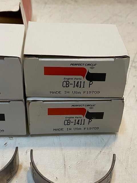 6 Pair of Dana Perfect Circle Connecting Rod Bearings CB-1411P (12 Pieces Total)