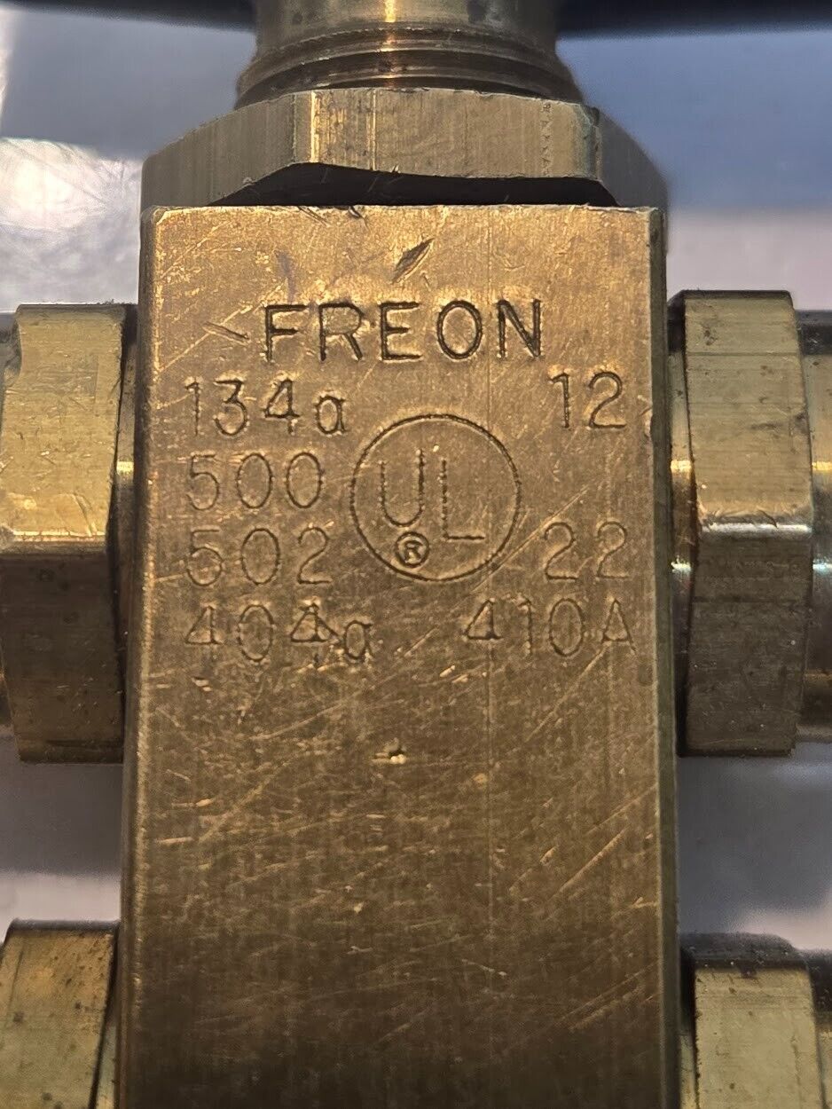 ABCO Kantleak 5 Port Stack Valve for Freon 134a | 12 500 502 22 404a 410A | 1/8"