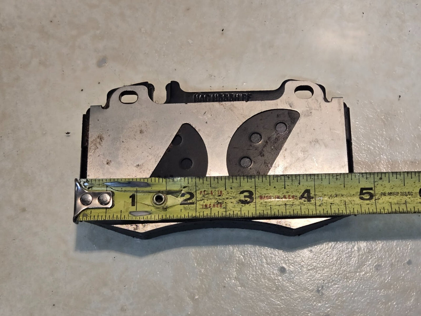 4 Quantity Brake Pads N555H Brembo for Mercedes 07.8175 | NAC N555H FF (4 Qty)