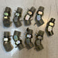 9 Qty of 45 Degree Hydraulic Male Tube Fittings 14mm Thread 17mm Thread (9 Qty)