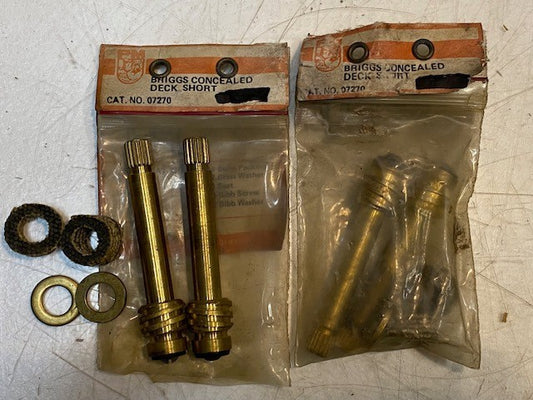4 Quantity of P&M Cat. No. 07270 Briggs Concealed Deck Short (4 Quantity)