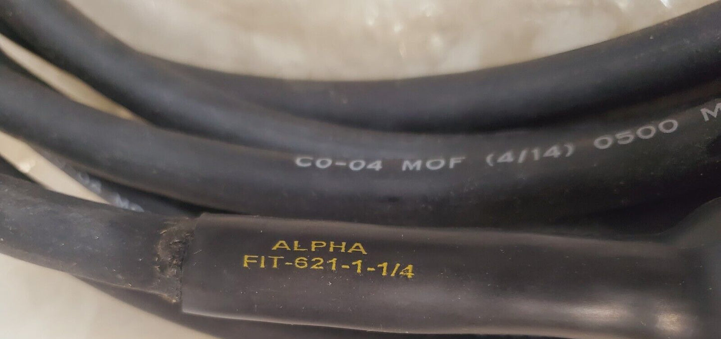 Cable Type "Y" 400-115 | Alpha FIT-621-1-1/4 | 20 Ft Length | C0-04 MOF (4/14)