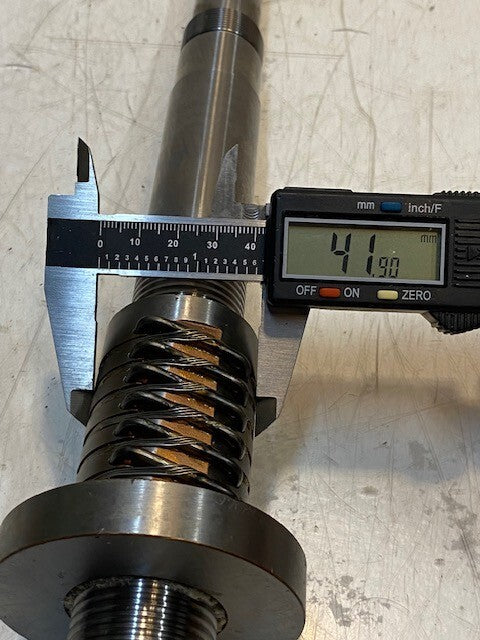 Ball Screw Actuator Assembly 18" L 20mm Thread 70mm OD 32mm Thread