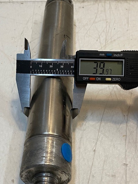 Aldrich 1500SS-1242 Pneumatic Cylinder 12-1/2" Long 40mm OD 11mm Thread End