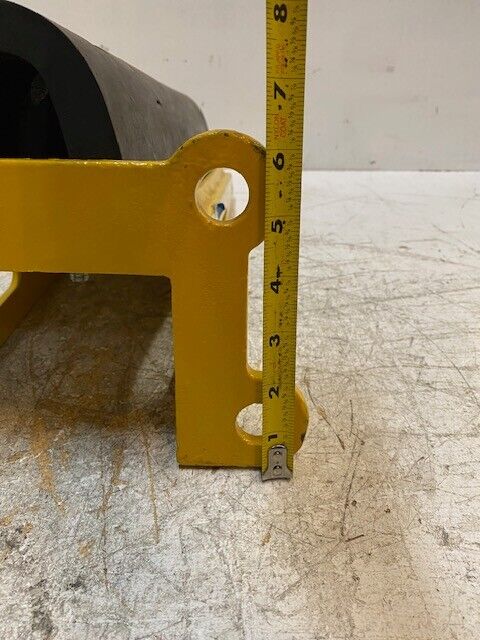 Vestil Steel Rack Guard with Rubber Bumper 18-1/2" L 10-1/2" W 8" H