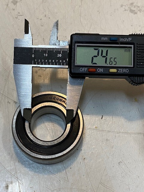 5 Quantity of Peer Bearings 6205-2RS-C3 | 6205RS | 52mm OD 25mm Bore (5 Qty)