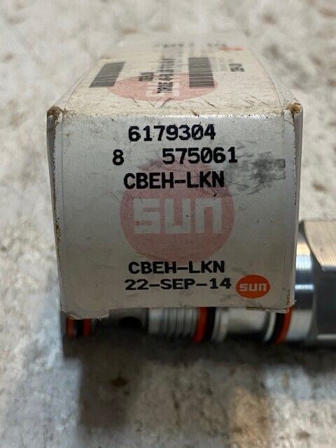 Sun Hydraulics 6179304 | CBEH-LKN Counter Balance Cartridge Valve Torque 45-50