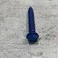 100pcs of PowerPro Conrete Anchors 1/4"x1-3/4" Blue Hex Head (100 Quantity)