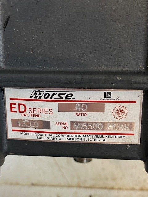 Morse ED Series 40 Ratio 13 ED MI5500 H04K Gear Reducer Right Angle Gearbox