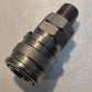 Foster 310S/S Stainless Steel 1/4" Quick Connect Coupling 1/4" Male Pipe Thread