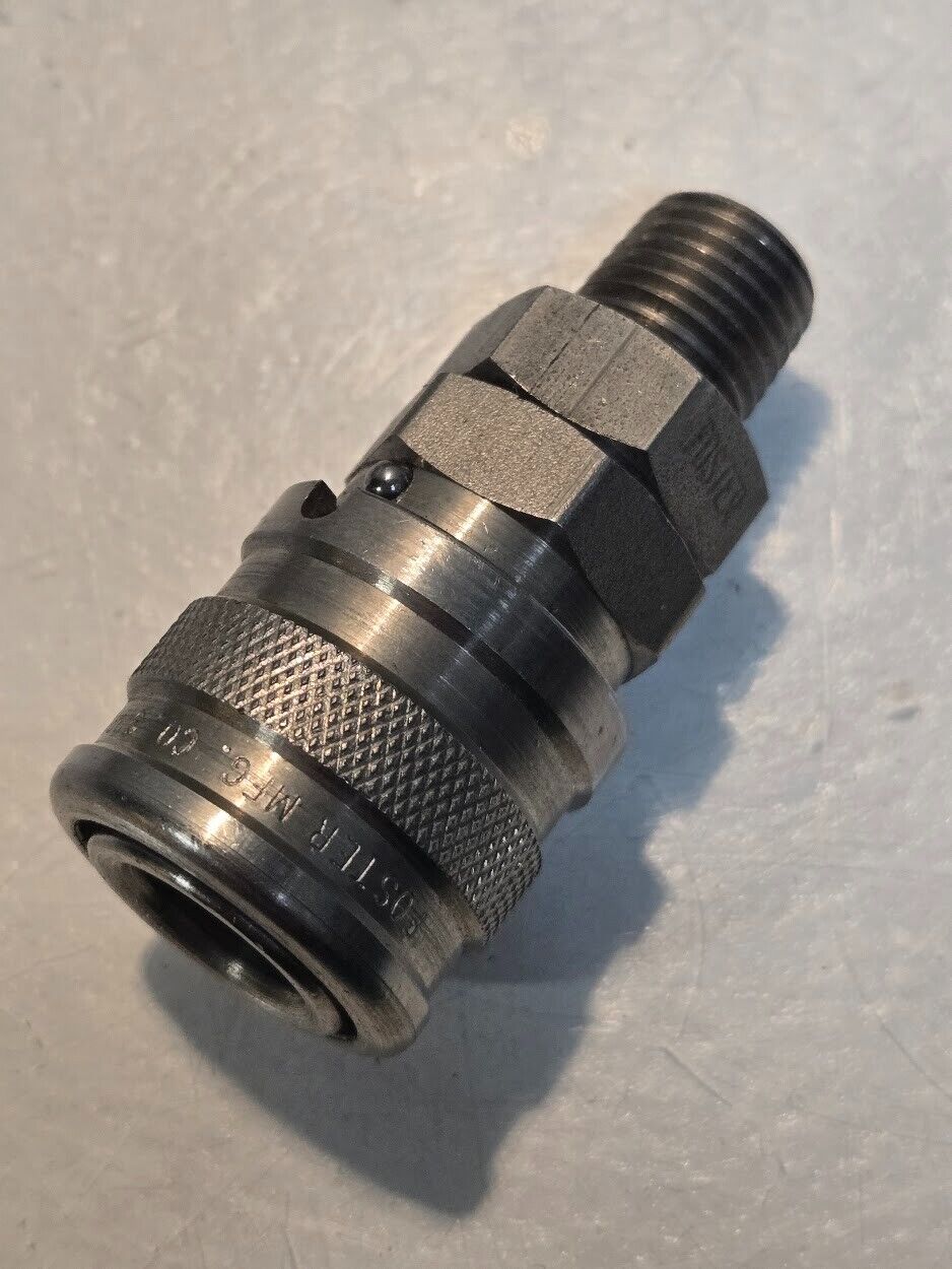 Foster 310S/S Stainless Steel 1/4" Quick Connect Coupling 1/4" Male Pipe Thread