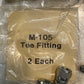 8 Quantity of M-105 Hydraulic JIC Female Swivel Brach Tee Fittings (8 Quantity)