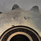 2 Quantity of Sprockets 6013-58 | 13 Tooth 5/8" Bore 82672RS 5/8 Bearing (2 Qty)