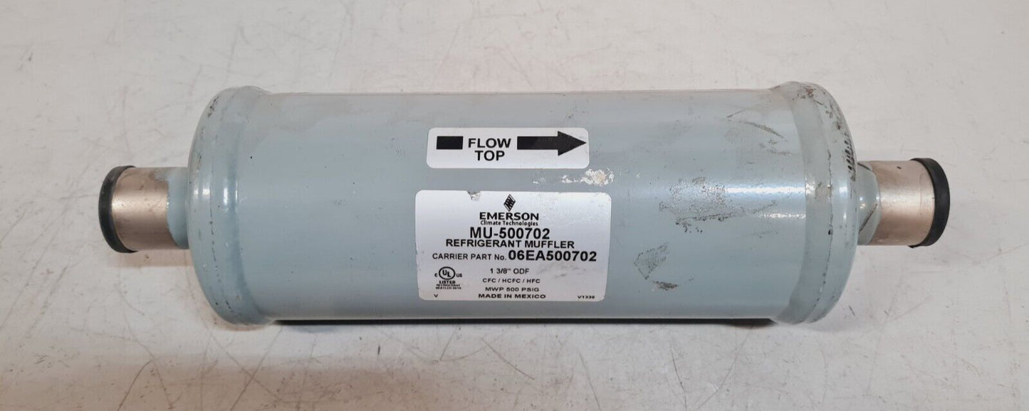 Emerson Refrigerant Muffler 06EA500702 | MU-500702