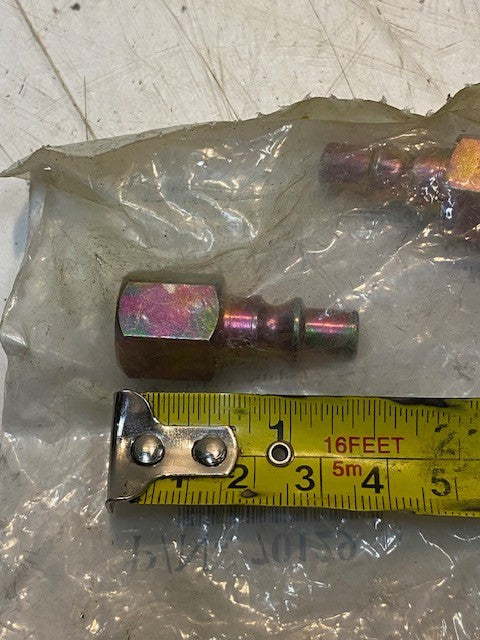 Bag of 2 Heavy Duty Quick Disconnect Interchange Nipples 1/4"-1/4" F-NPT 70129