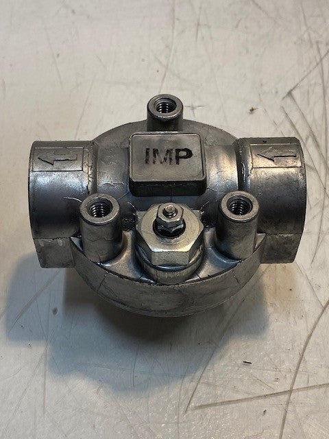 IMP Hydraulic Spin-On Filter Base 25mm Bore 4-1/8" Long 3-1/2" Wide