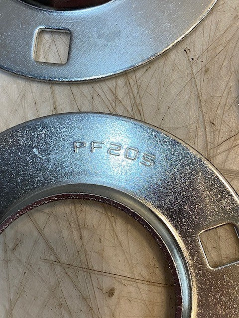 2 Qty of Shelbourne Reynolds 3-Bolt Flange Bearings 4160, PF205, 1025-1 (2 Qty)