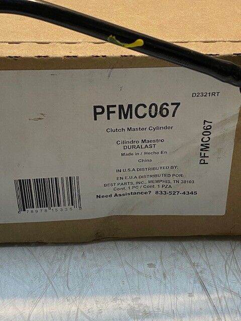 Duralast PFMC067 Clutch Master Cylinder