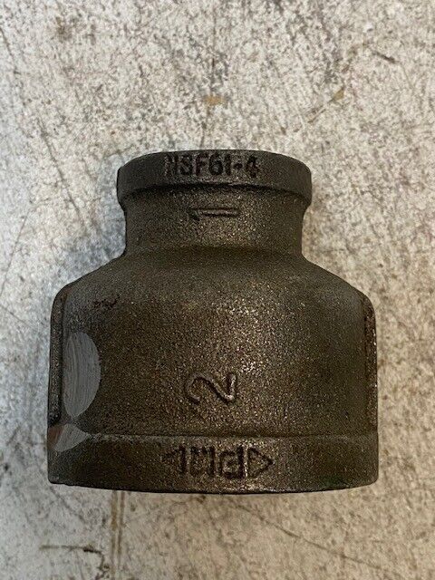 NSF61-4 Cast Iron Reducing Coupling 1" x 2"