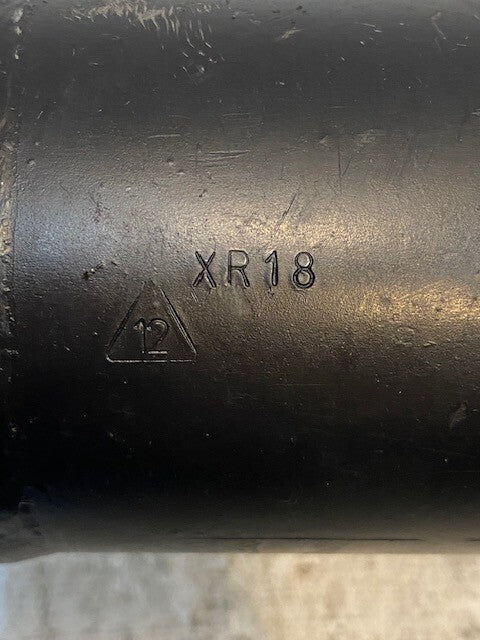 Hydraulic Cylinder XS02, XR18 14-1/2" Long 3-1/8" Shaft 25mm Thread 22mm Bore