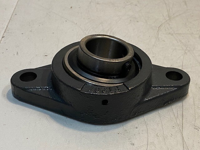 Peer FT207 Bearing Flange Block 2-Bolt | 6-1/4" L 3-1/2" W 35mm Bore UC207-35MM