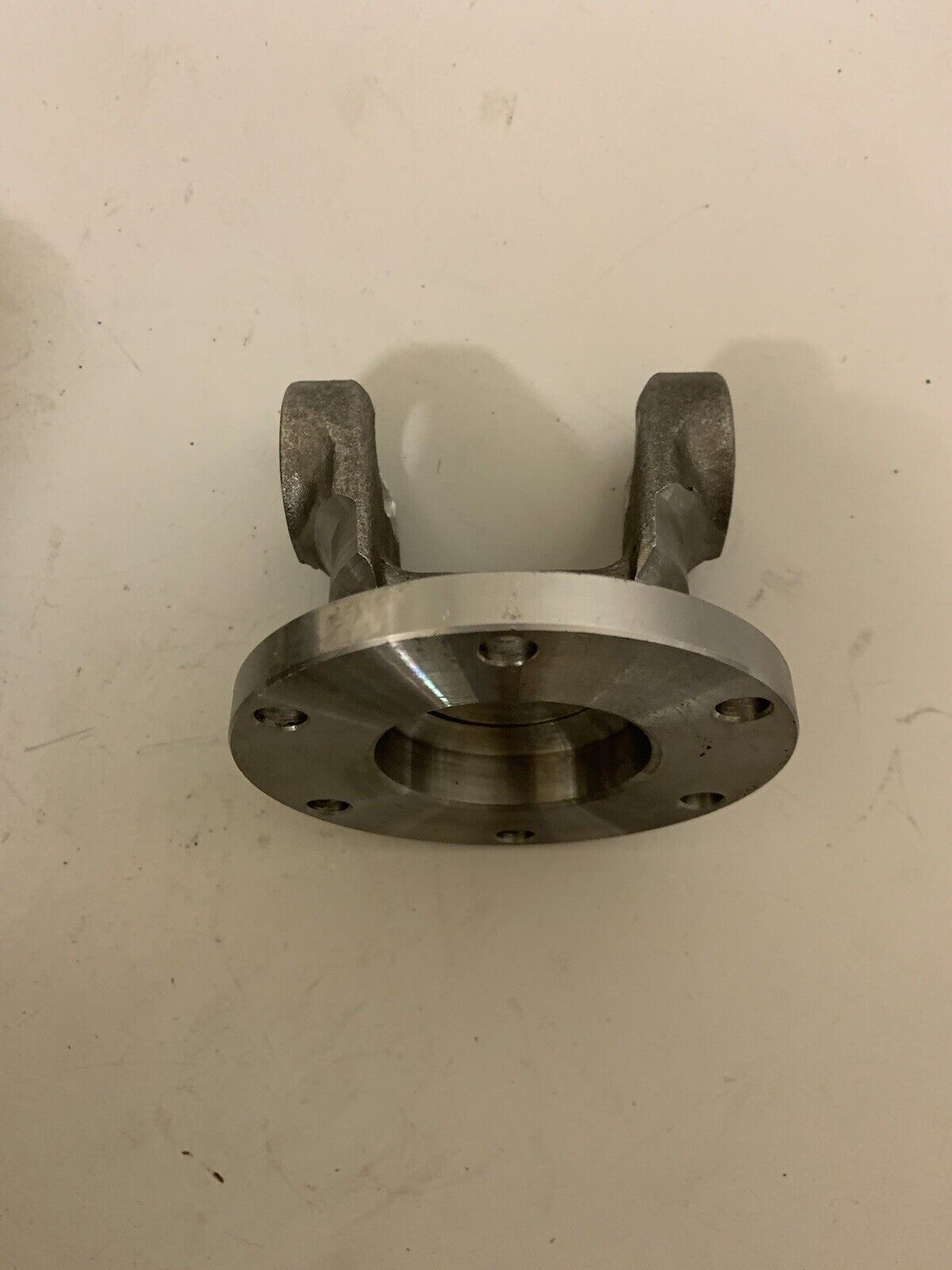 6 Bolt 3-3/8” Bolt Patern Flange Yoke 3-1/2” Wide, 3-3/8” Tall