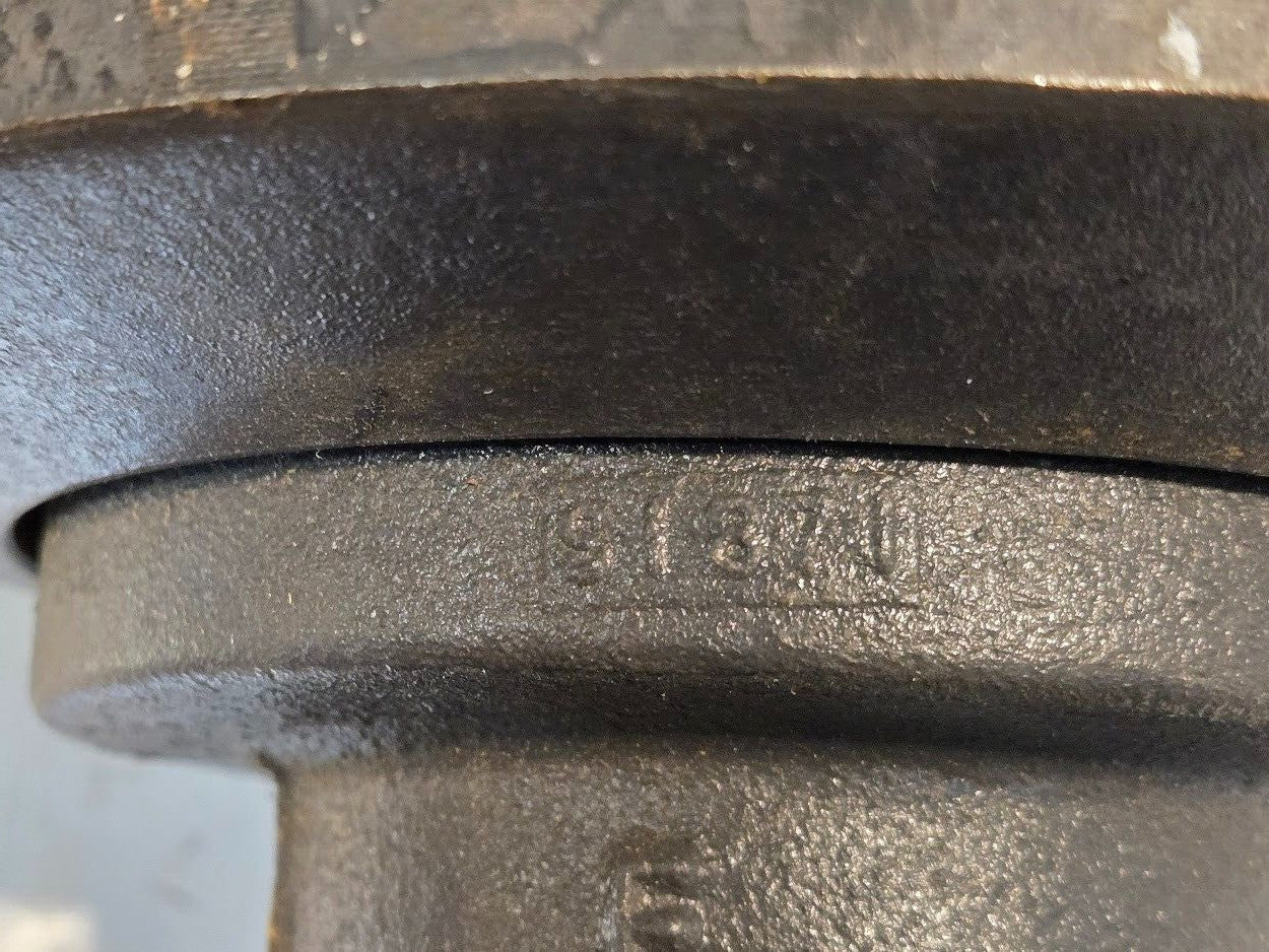 Case 91871 Track Roller L637 | 13" Long 7.5" Diameter | 17.5mm Mounting Holes