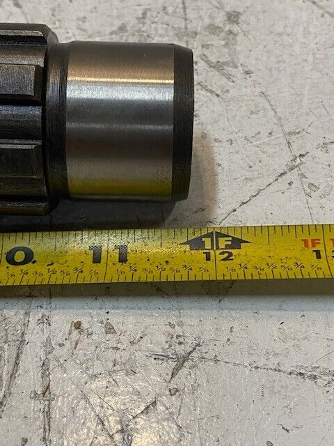 Shaft 11-3/4" Long 6-Spline End 34mm OD 5mm ID 38mm End 13mm ID