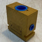 Vickers 20195A Shuttle Valve 2-1/2" x 2-1/2" x 1-1/8"