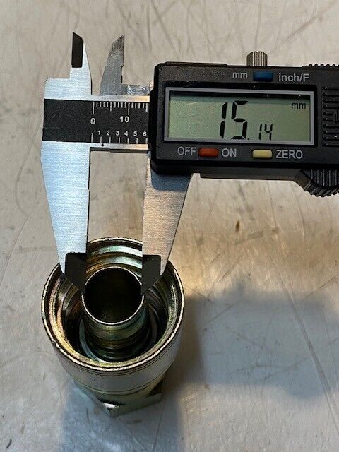 4 Quantity of ATTC-12 Hose Crimp Flat Face Swivel Hydraulic Fittings (4 Qty)