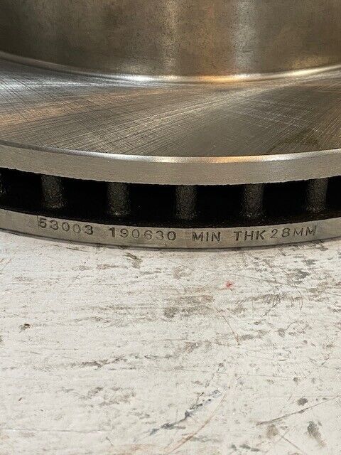 TRQ Brake Rotor 53003 190630 MIN THK 28MM TRQ-BRA74000