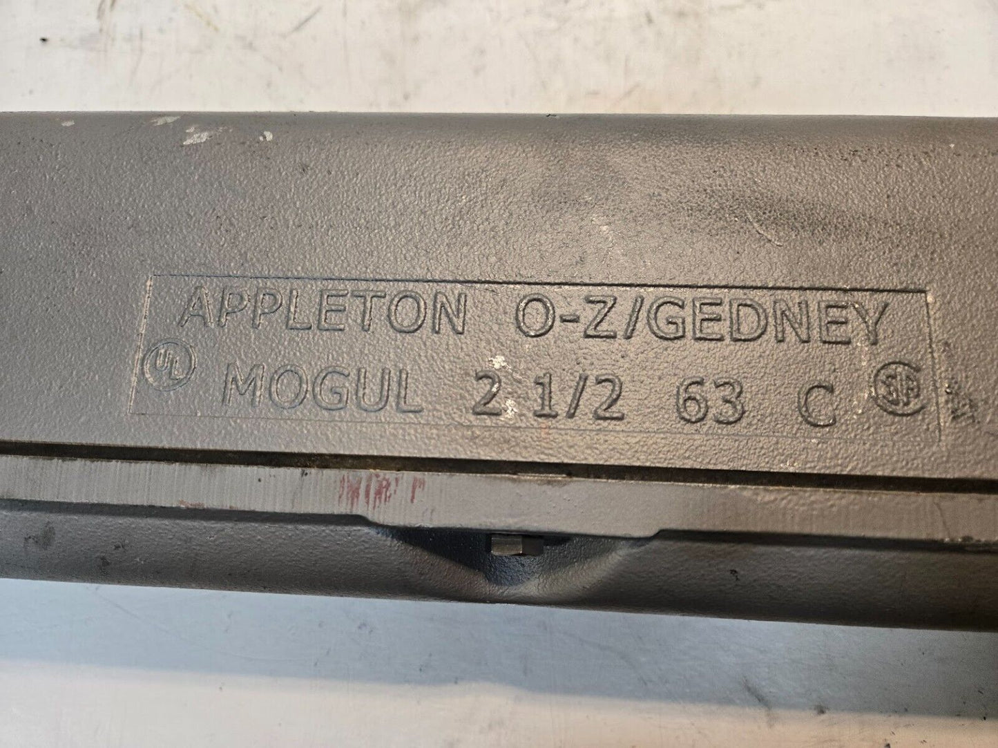 Appleton O-Z/Gedney Mogul 2 1/2 63 C Conduit Body 23.5" Long for 2-1/2" Conduit