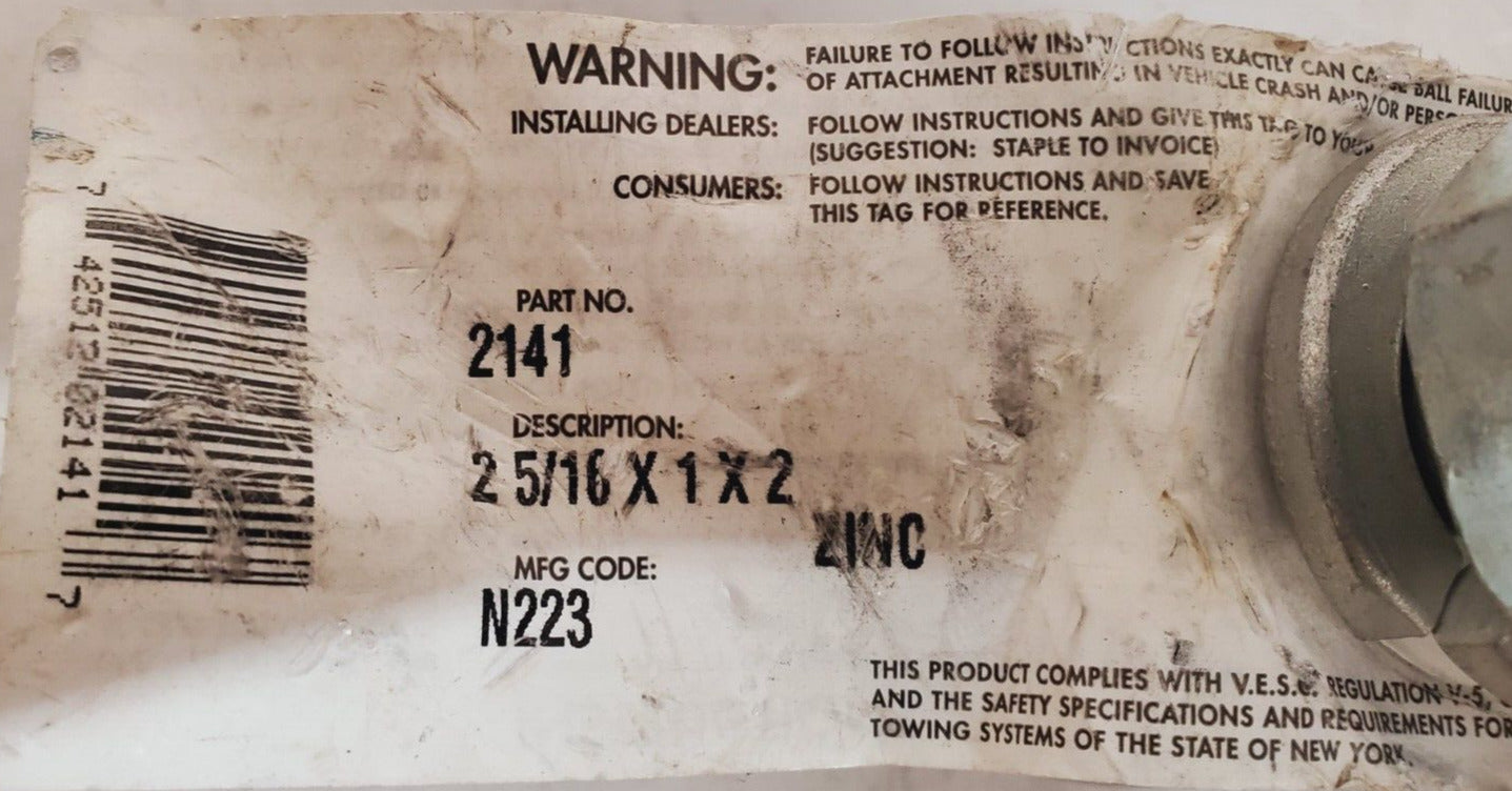 3 Qty. of Draw-Tite Trailer Hitch Balls 2-5/16" | 6000 Lb | 2141 & 2142 (3 Qty)