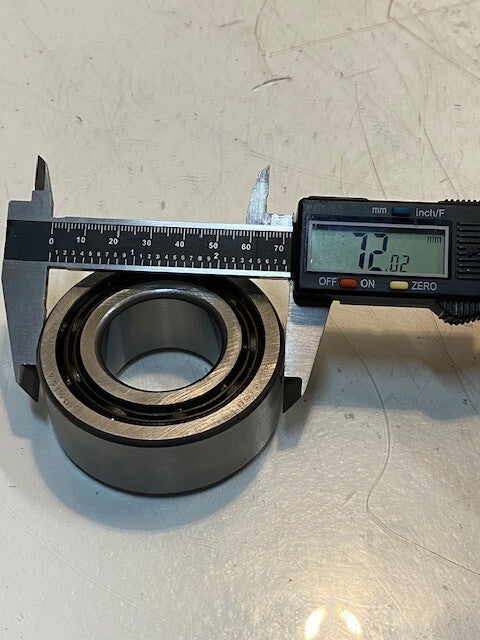 QC Angular Contact Ball Bearing 741-1109 | 72mm OD 34mm Bore 27mm Thick