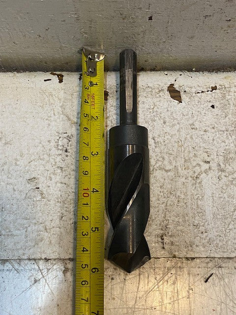 HSS 1-1/8" Drill Bit 6" Long 13mm End 28mm OD