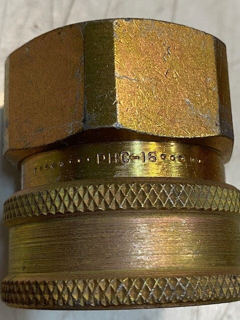 2 Quantity of PHC-16 Multi-Purpose Hydraulic Quick Couplings 29mm ID (2 Qty)