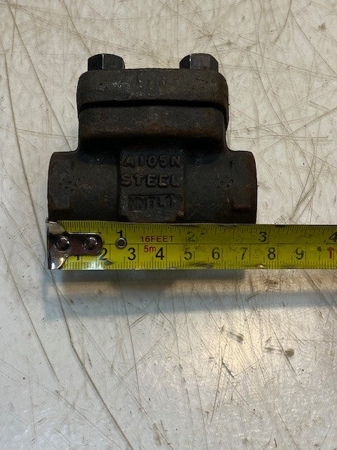 Velan S-2034B-02TY 1/2" Steel Threaded Piston Check Valve NPT 800 Body A105N