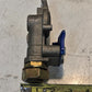 Service Blue Glandhand with Quarter Turn Shutoff Valve | 1/2" FPT | 37mm Hex Nut