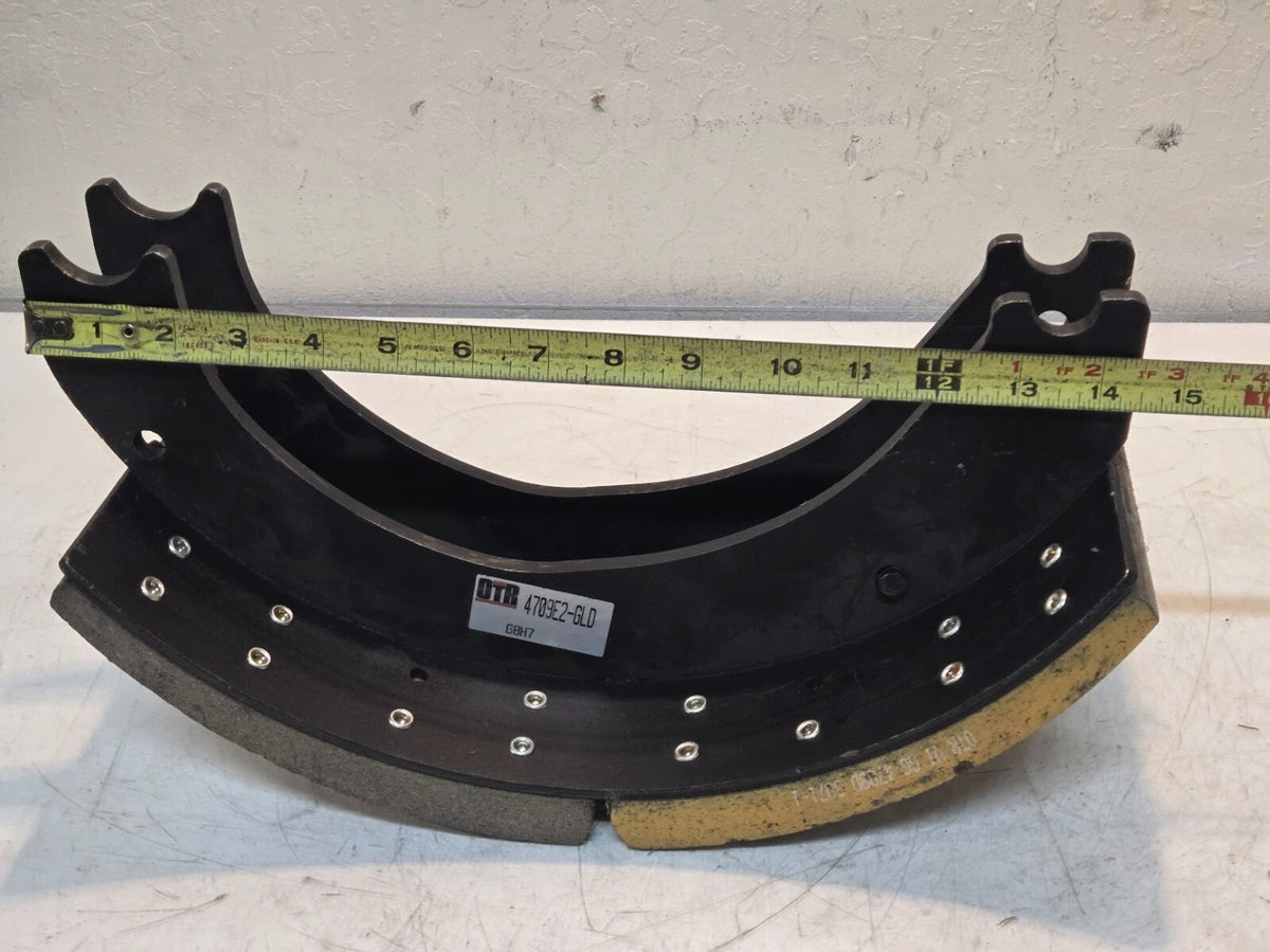 2 Quantity of OTR 4709E2-GLD Brake Shoes for Spicer | 819700AI | 819707 (2 Qty)