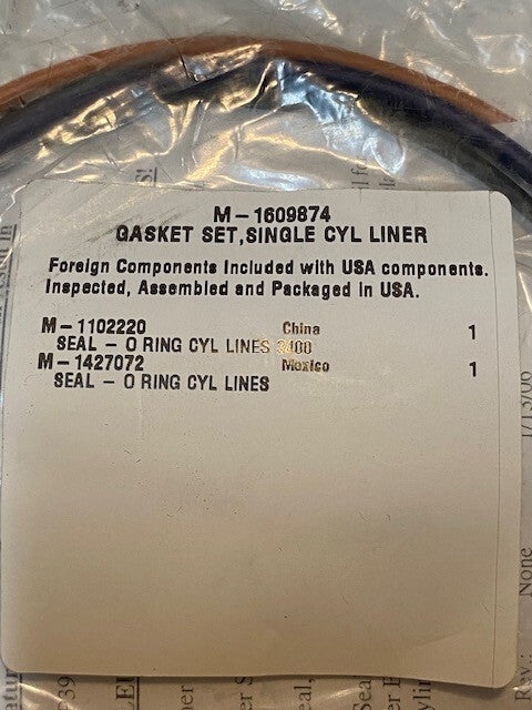 Interstate McBee M-CK9Y3116P Cylinder Kit M-1W8922 | M-1609874