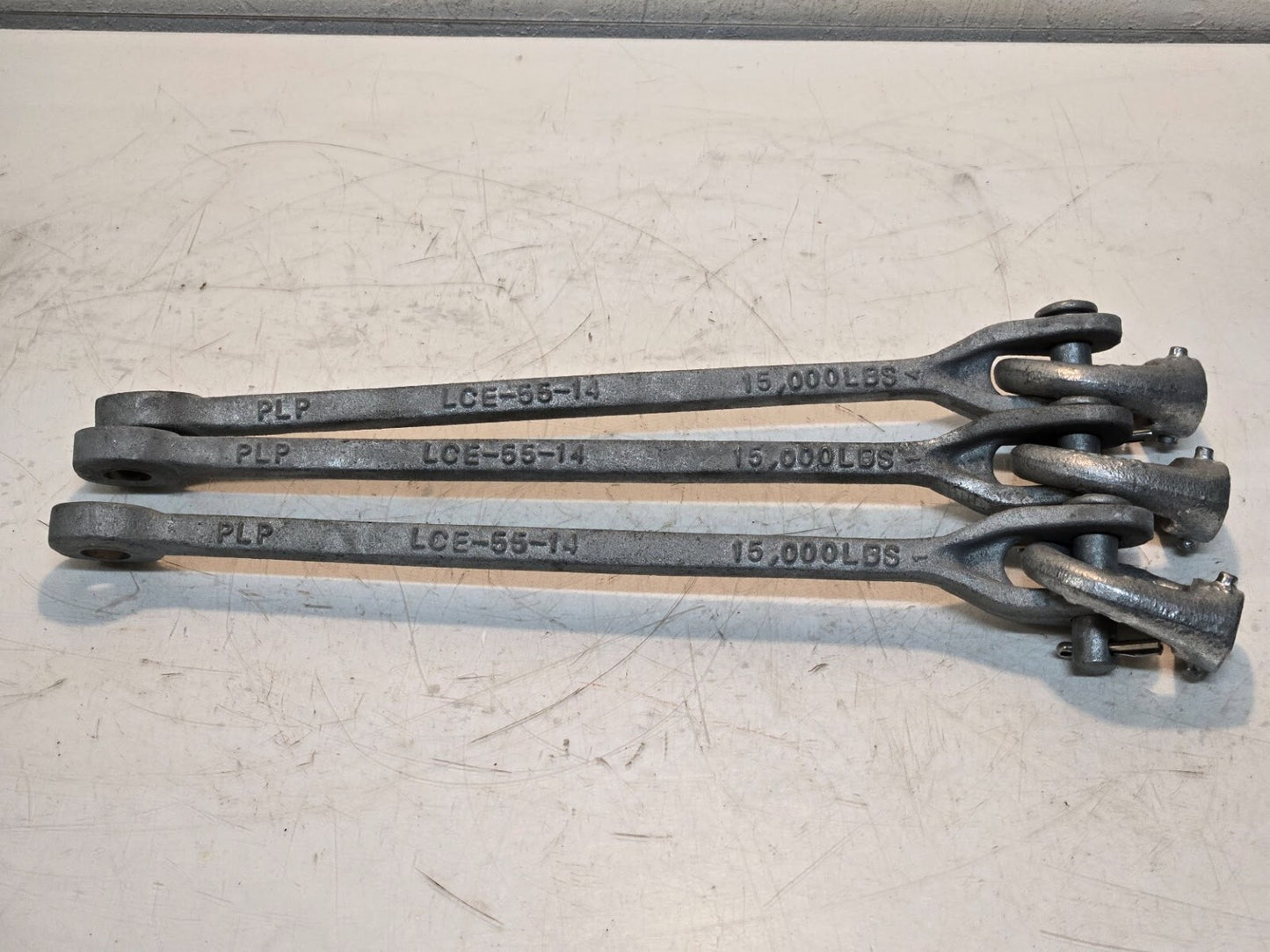 3 Quantity of PLP LCE-55-14 14" Extension Links | 15,000 Lbs (3 Quantity)
